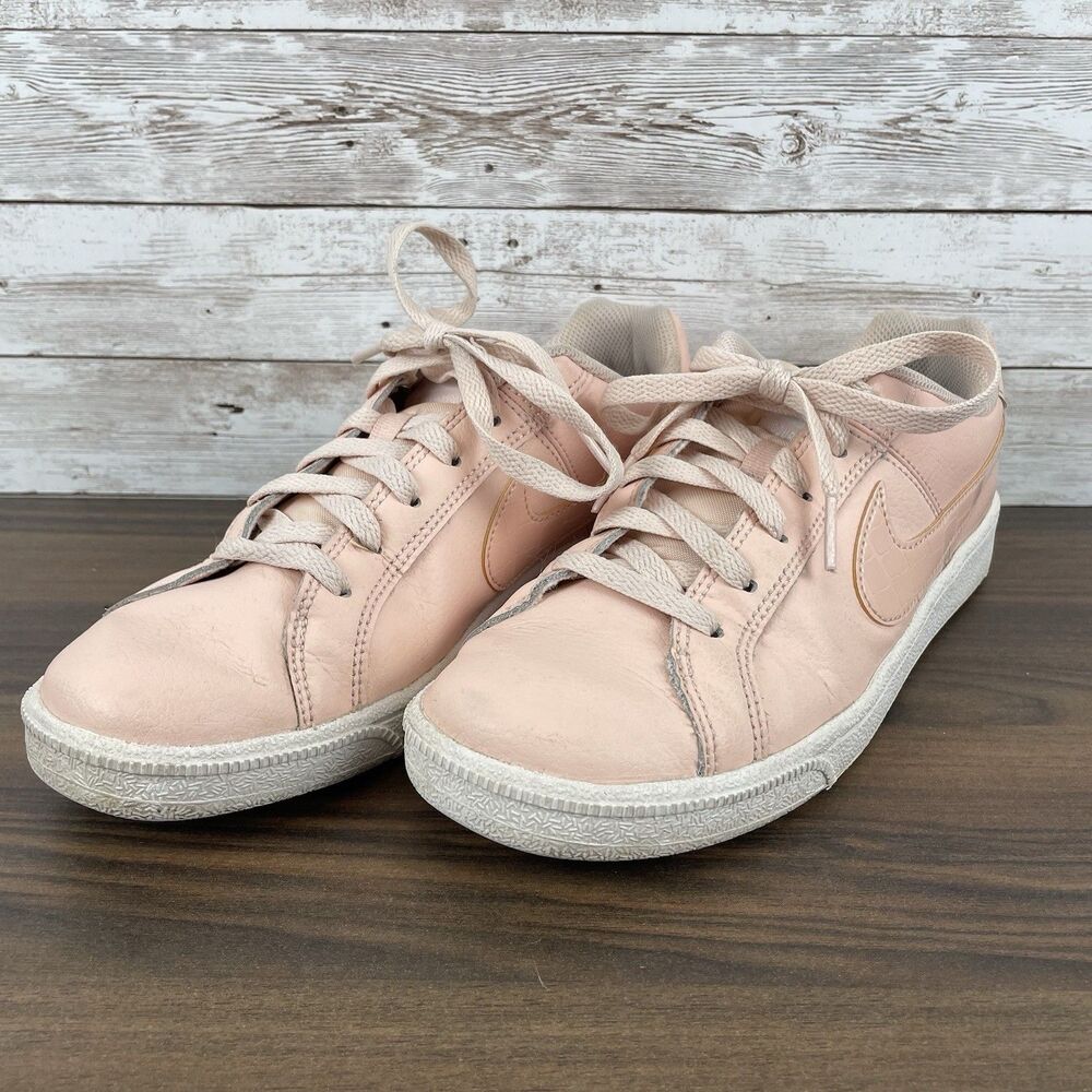 Nike Court Royale Washed Coral Womens Size 8 Pink White Sneakers 749867-604